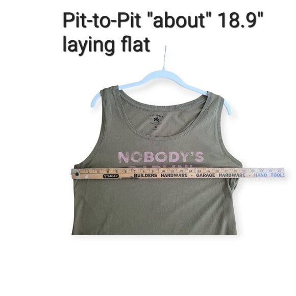 Idyllwind olive sleeveless tank top Women's size medium EUC - Picture 14 of 14